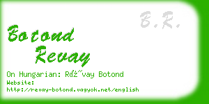 botond revay business card